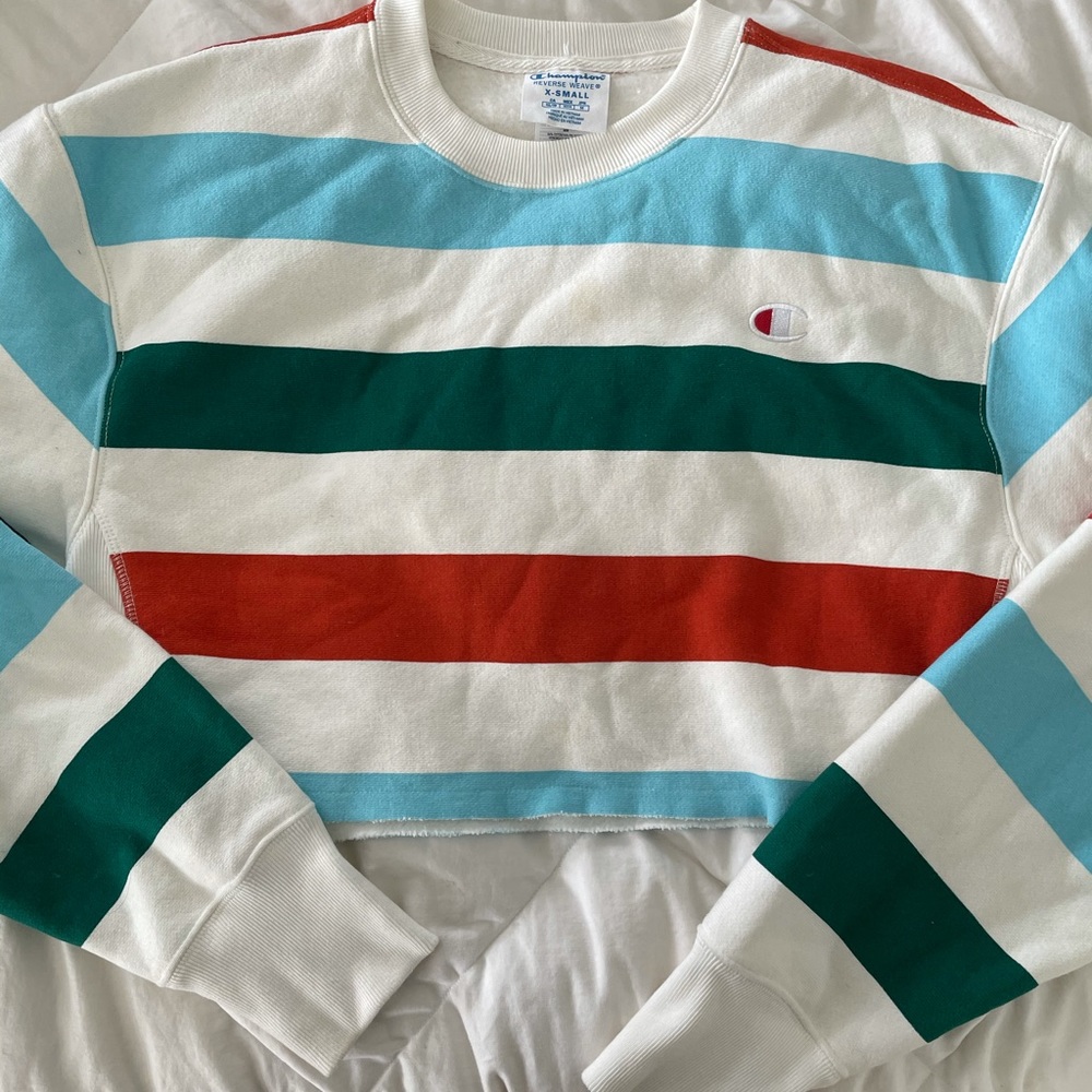 CHAMPION CROPPED SWEATSHIRT